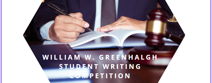 William W. Greenhalgh Student Writing Competition (Prize: $3,300)