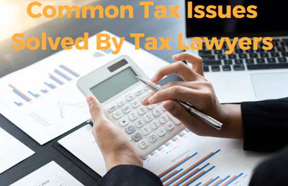 Common Tax Issues Solved By Tax Lawyers