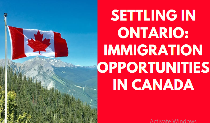 Settling In Ontario: Immigration Opportunities In Canada