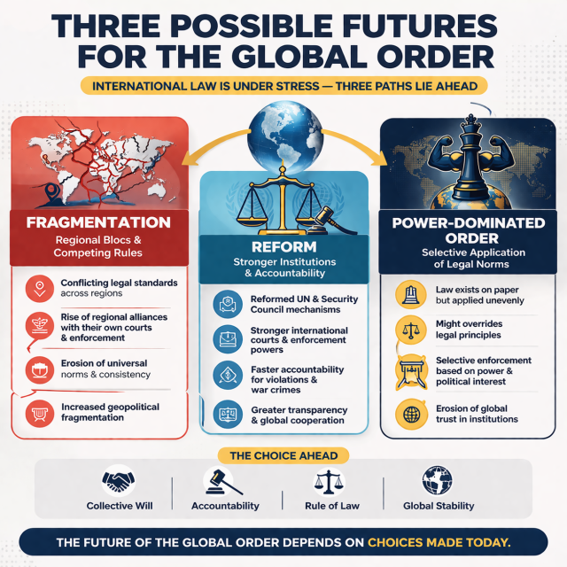 Three Possible Futures of the global order